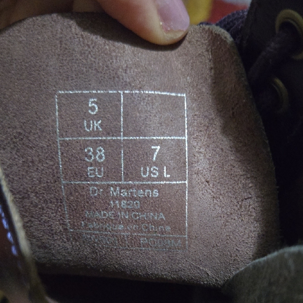 Purple 14 Eye Dr. Marten 11820 - Picture 8 of 8
